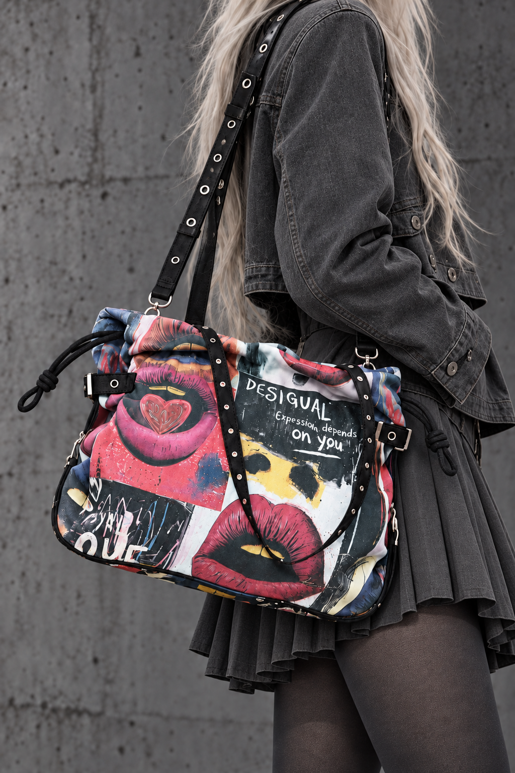 Printed Shopper Bag