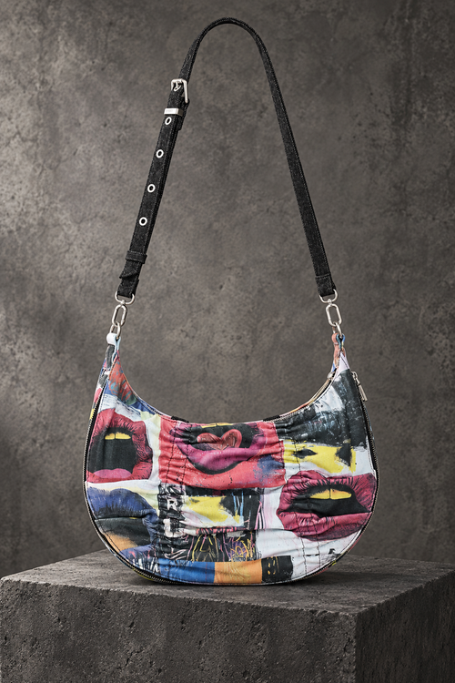 Medium Printed Shoulder Bag