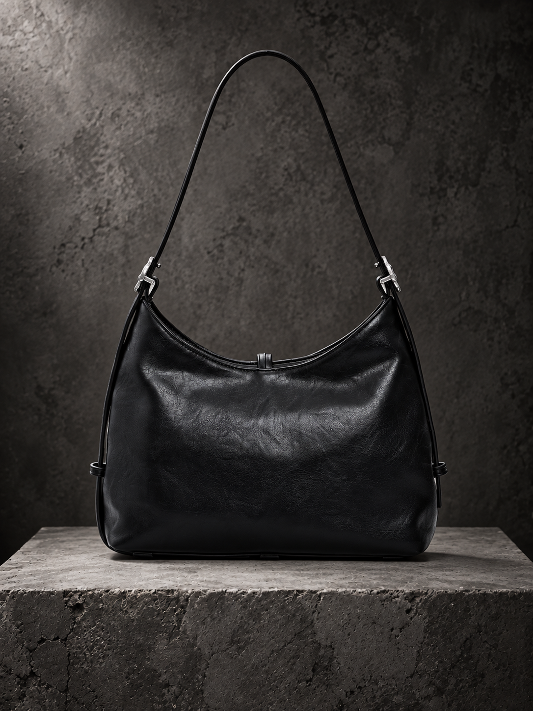 Zalio Black Shoulder Bag