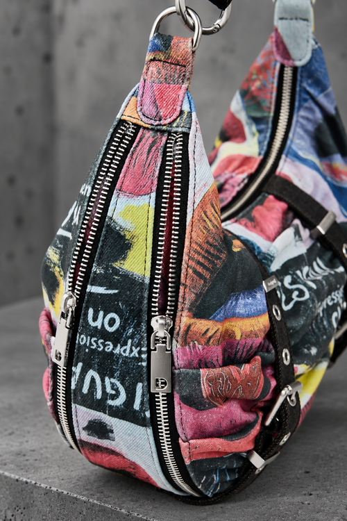 Medium Printed Shoulder Bag