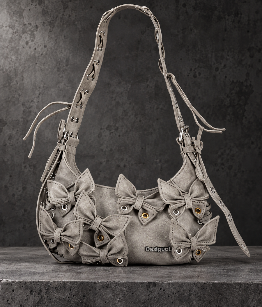 Grigio Poliuretano Donna Borsa