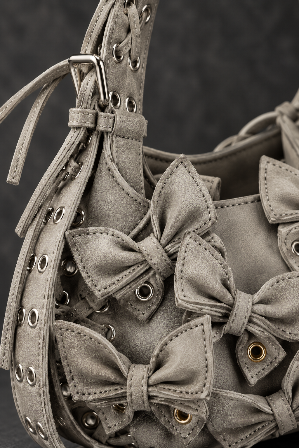 Grigio Poliuretano Donna Borsa
